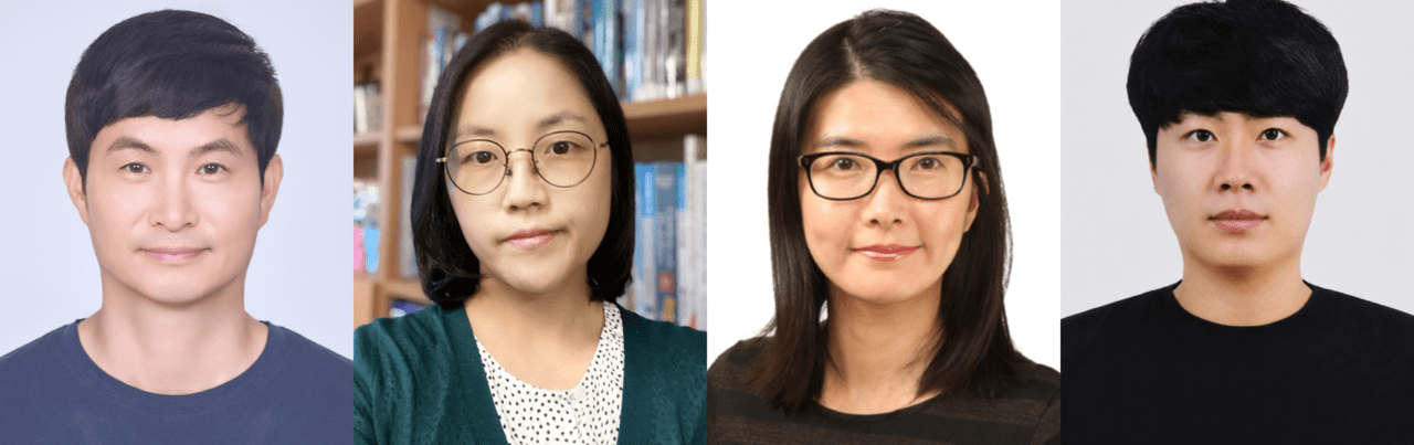 ▲ (왼쪽부터) 성균관대 윤성민 교수, 김민아 교수, 오하영 교수, 박예휘 박사과정 학생